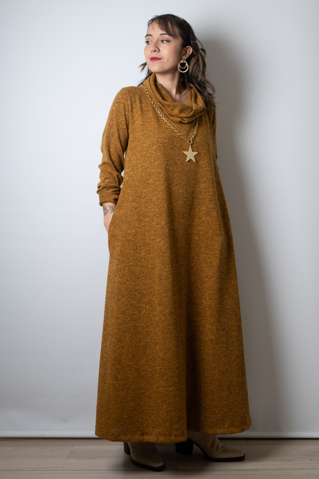 Vestido Moni  - Mostaza