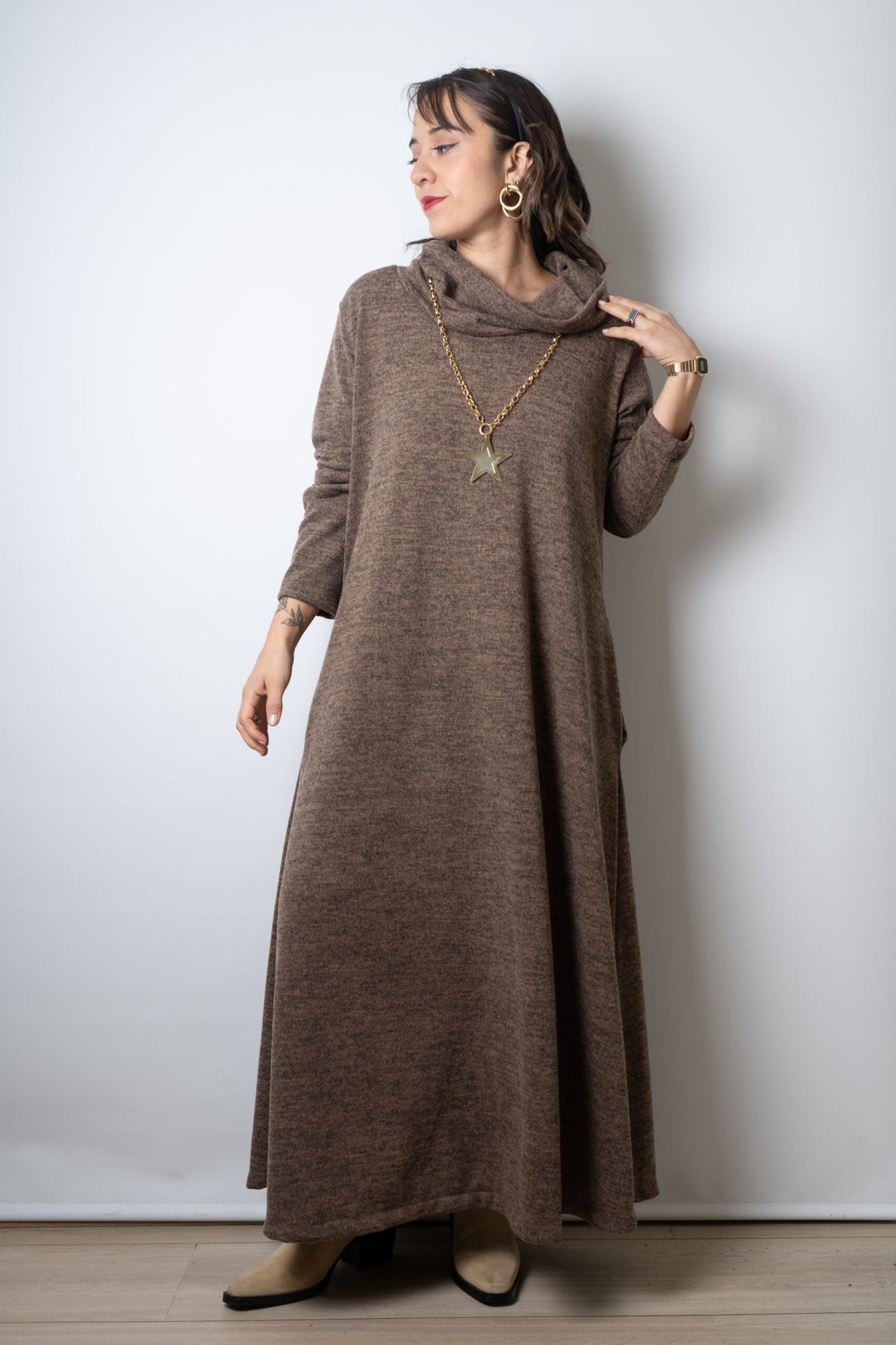 Vestido Moni  - Cafe