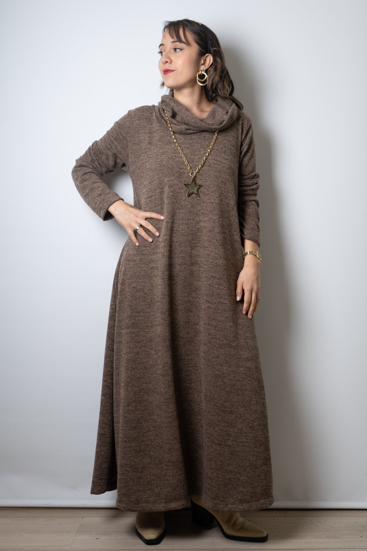 Vestido Moni  - Cafe