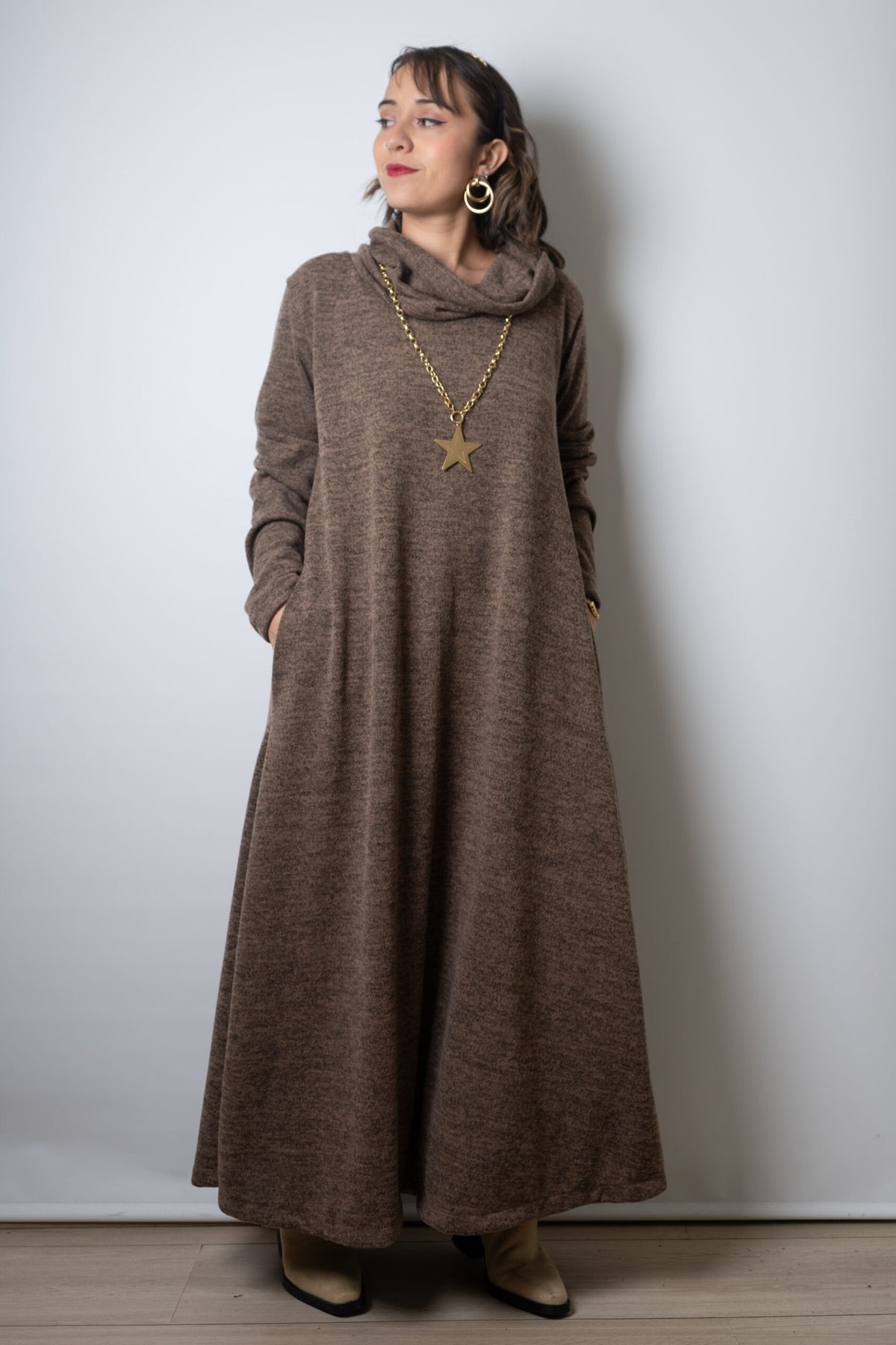 Vestido Moni  - Cafe