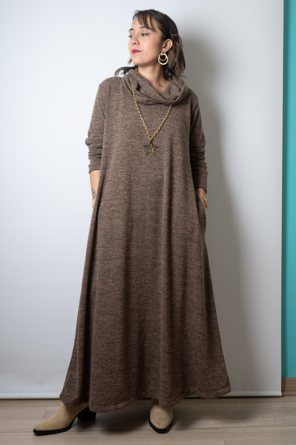 Vestido Moni  - Cafe
