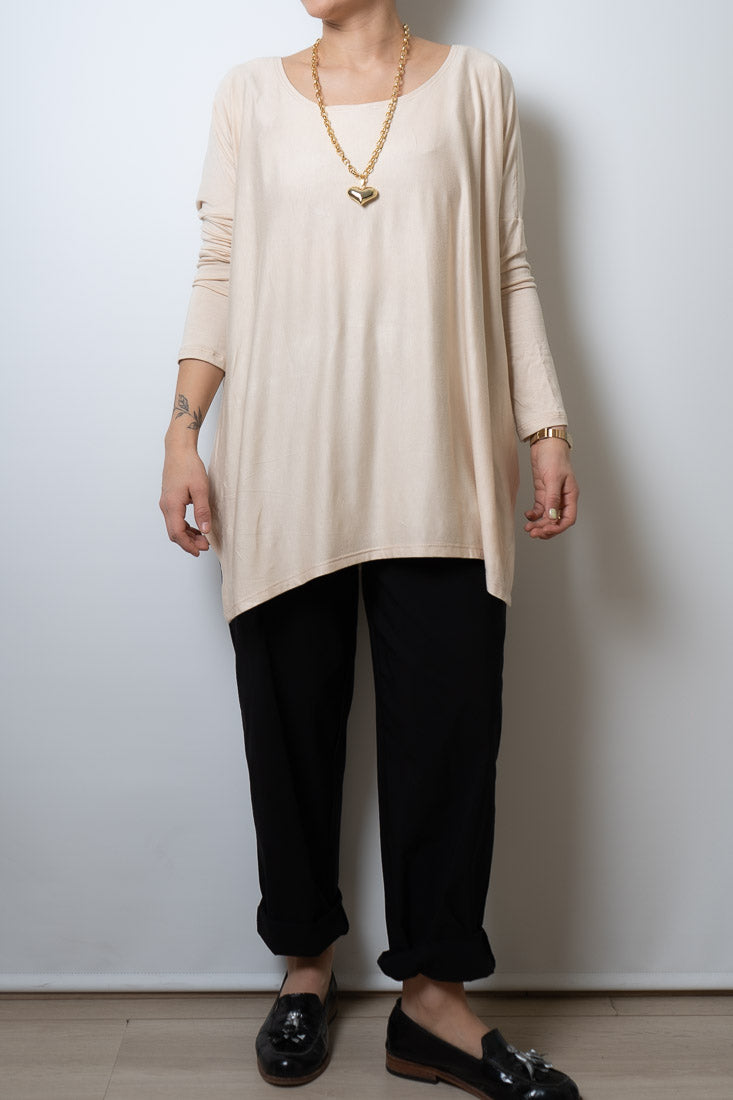 Polera Colomba - algodón - Beige