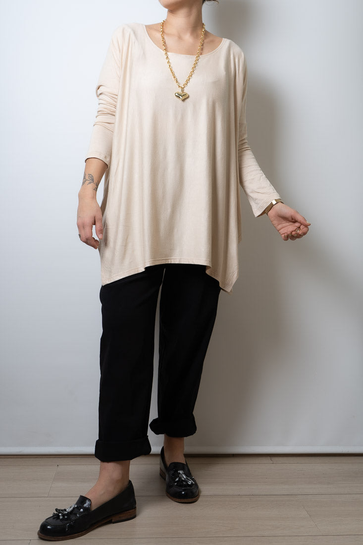 Polera Colomba - algodón - Beige