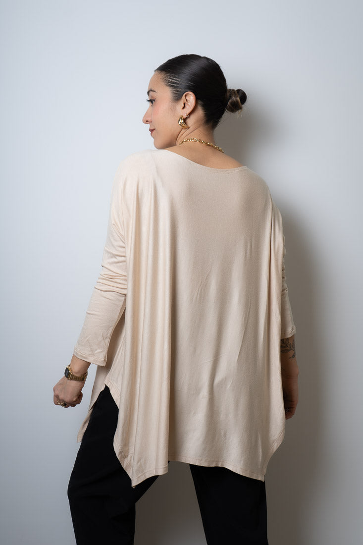 Polera Colomba - algodón - Beige
