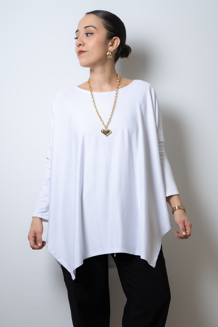 Polera Colomba -algodón - Blanco