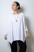 Polera Colomba -algodón - Blanco