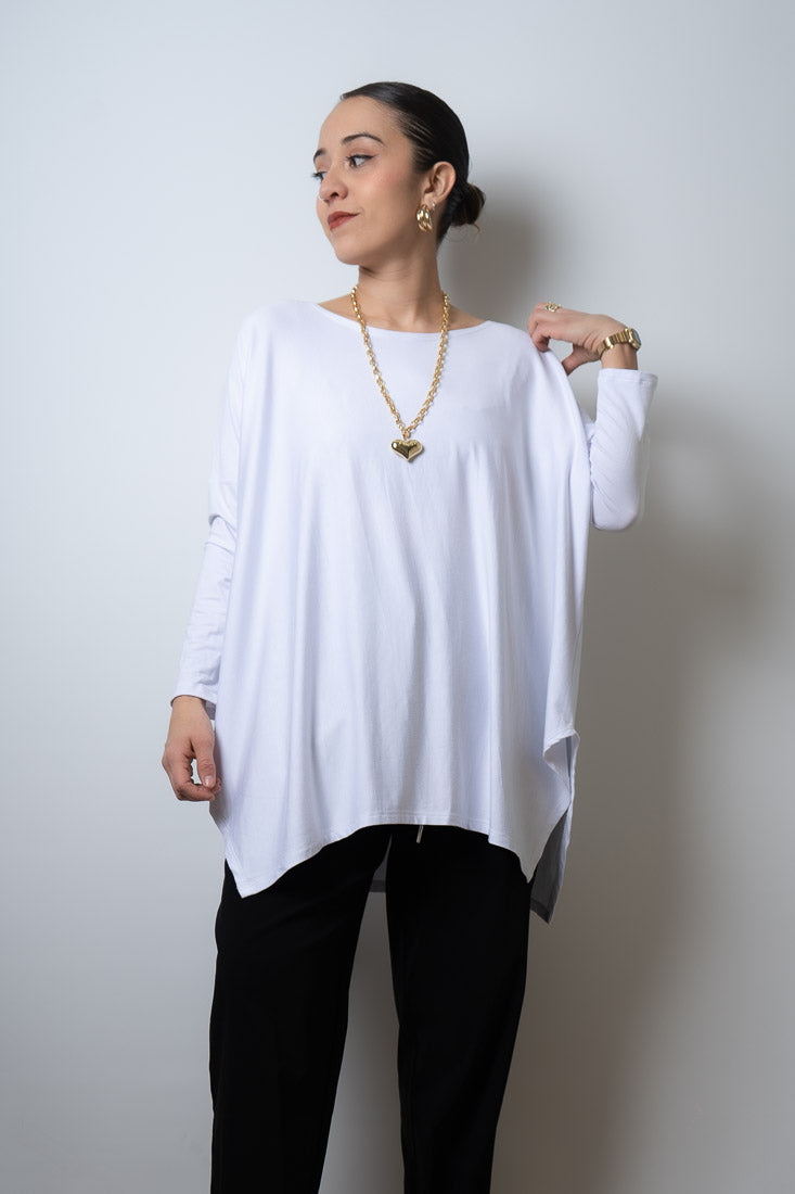 Polera Colomba -algodón - Blanco