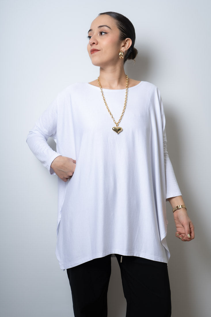 Polera Colomba -algodón - Blanco
