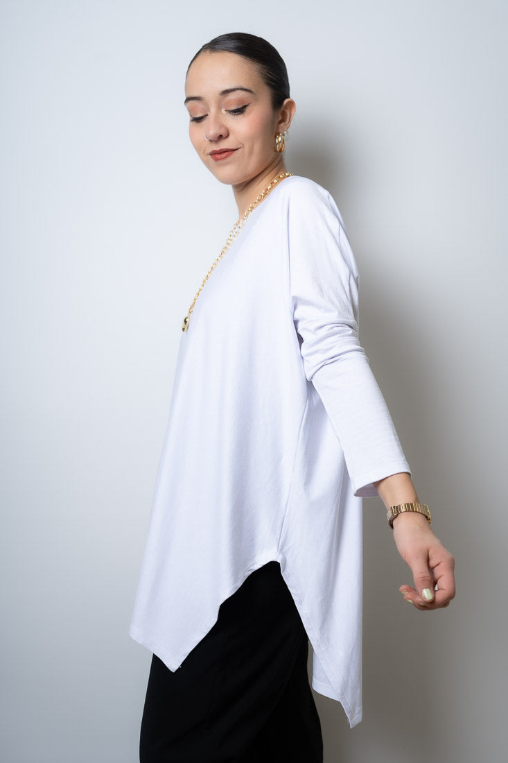 Polera Colomba -algodón - Blanco