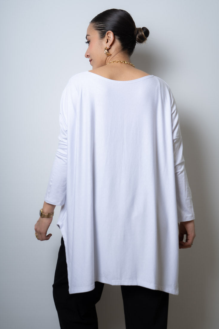 Polera Colomba -algodón - Blanco