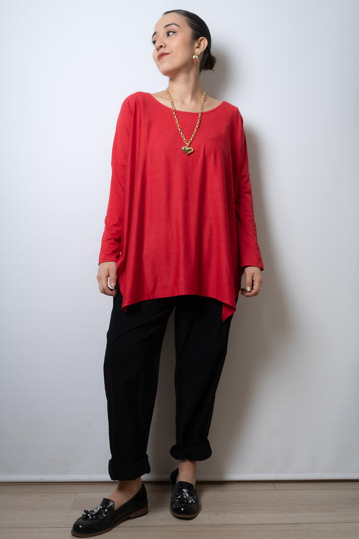 Polera  Colomba - algodón - Rojo