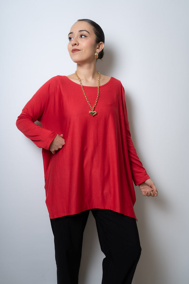 Polera  Colomba - algodón - Rojo