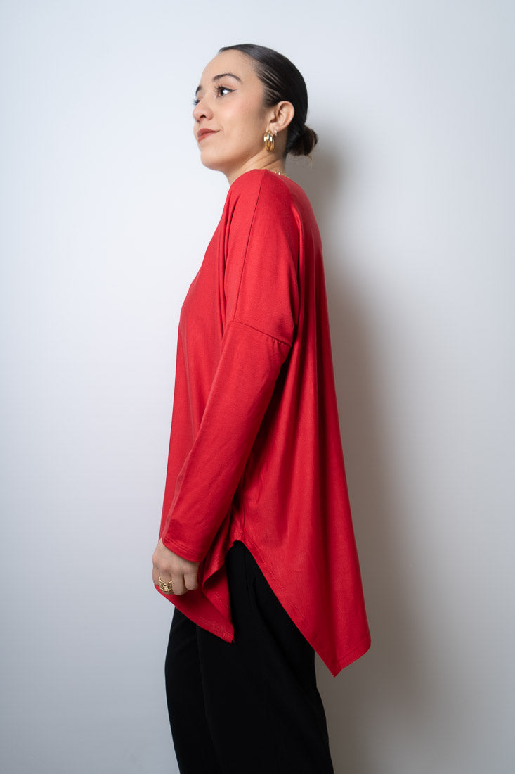 Polera  Colomba - algodón - Rojo