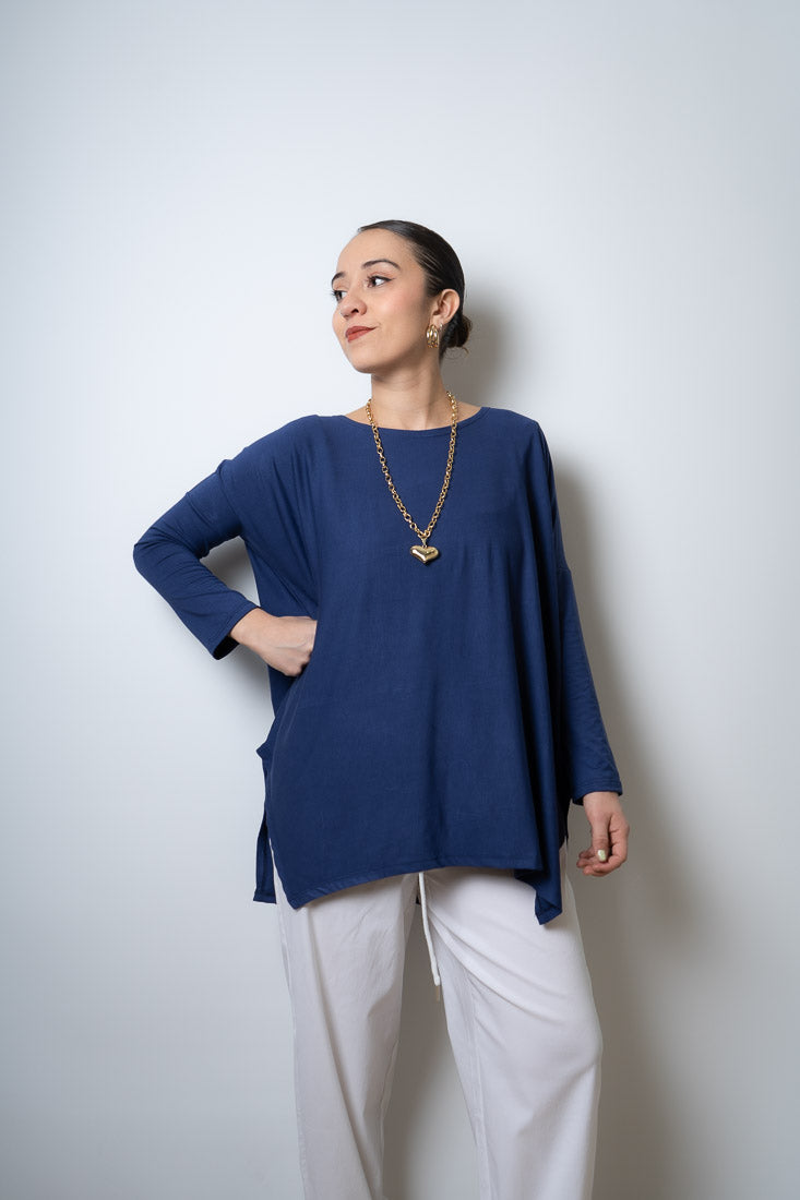 Polera Colomba - algodón - Azul marino