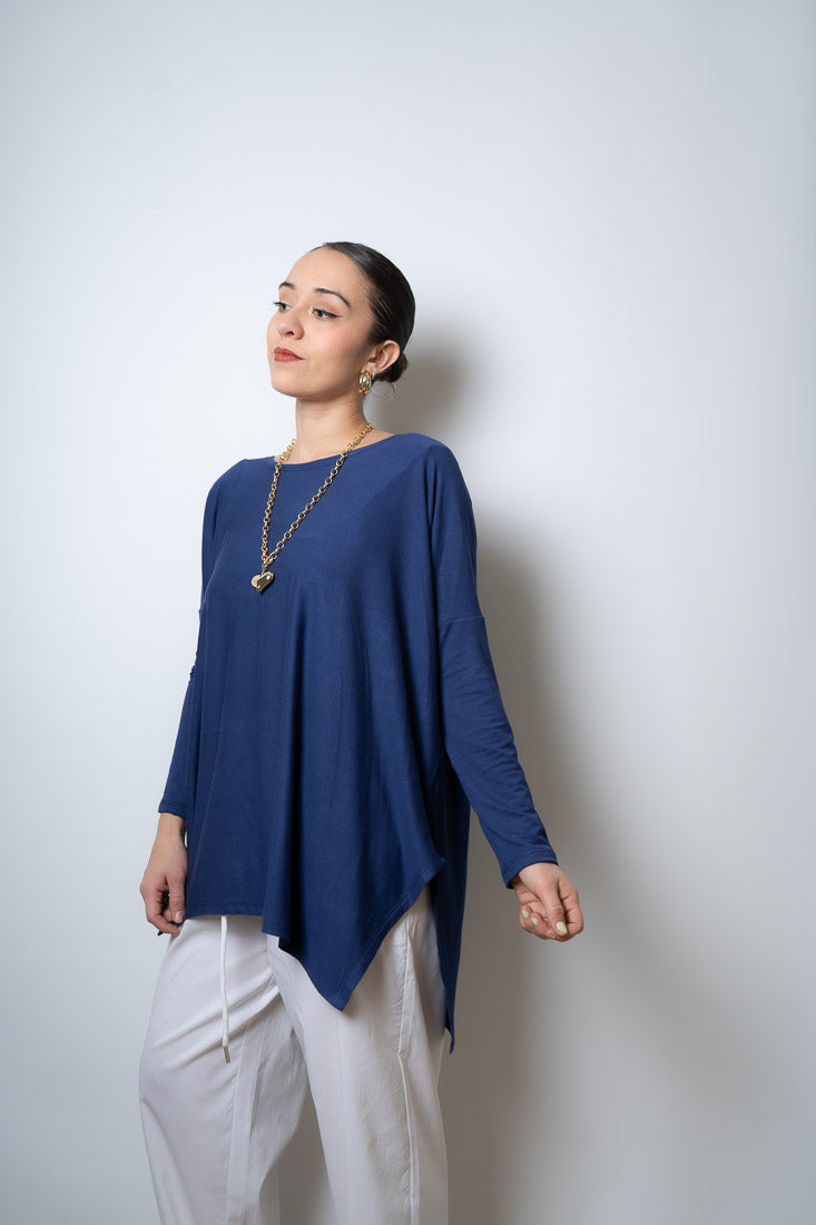 Polera Colomba - algodón - Azul marino