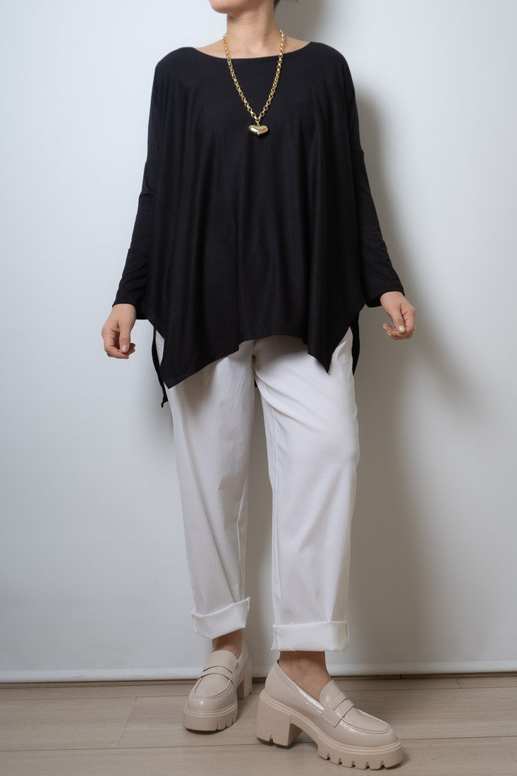 Polera  Colomba - algodón - Negro