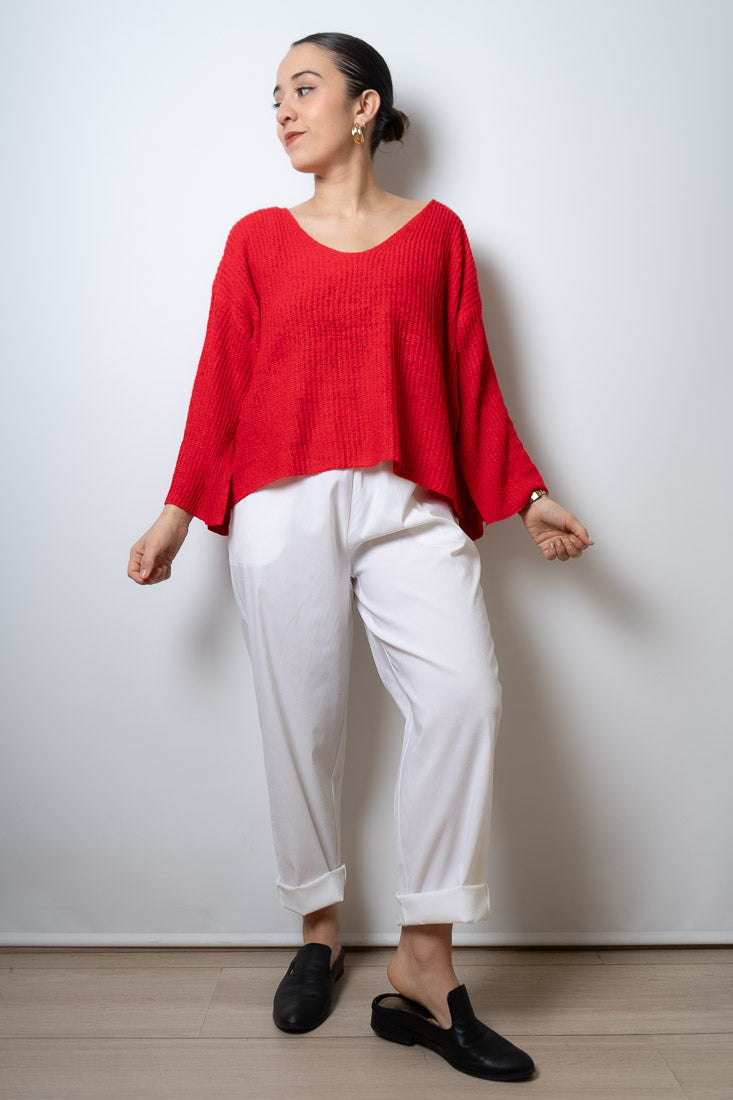 Sweater hilo Domi - Rojo