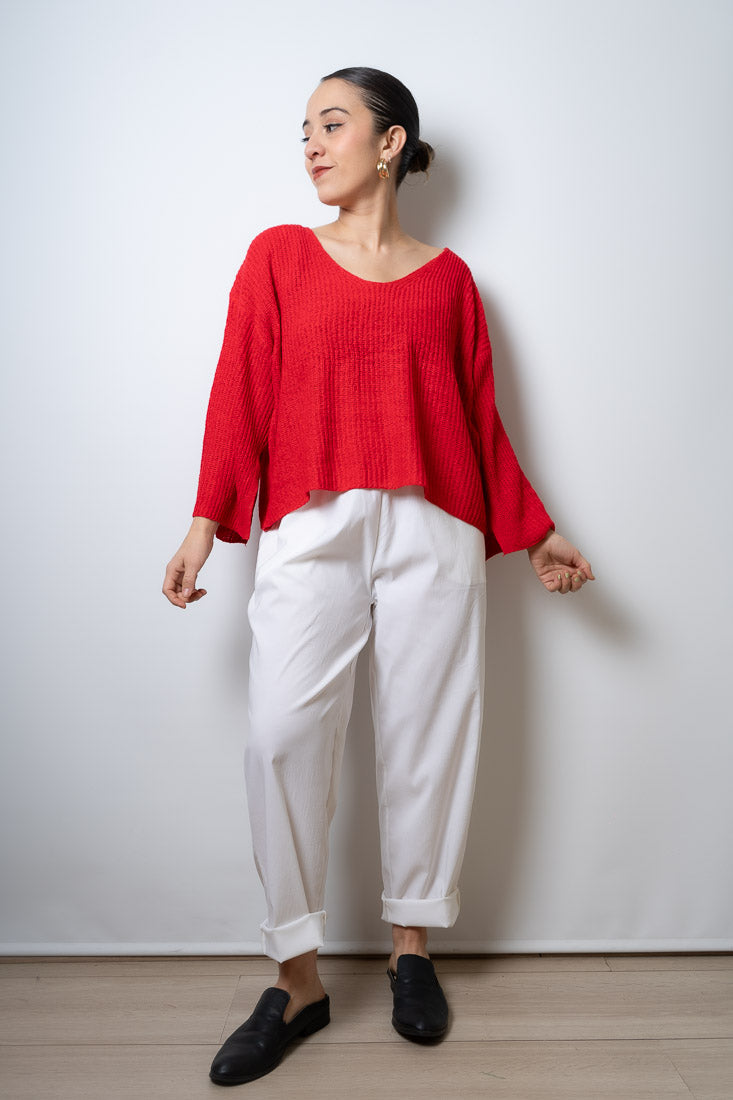 Sweater hilo Domi - Rojo