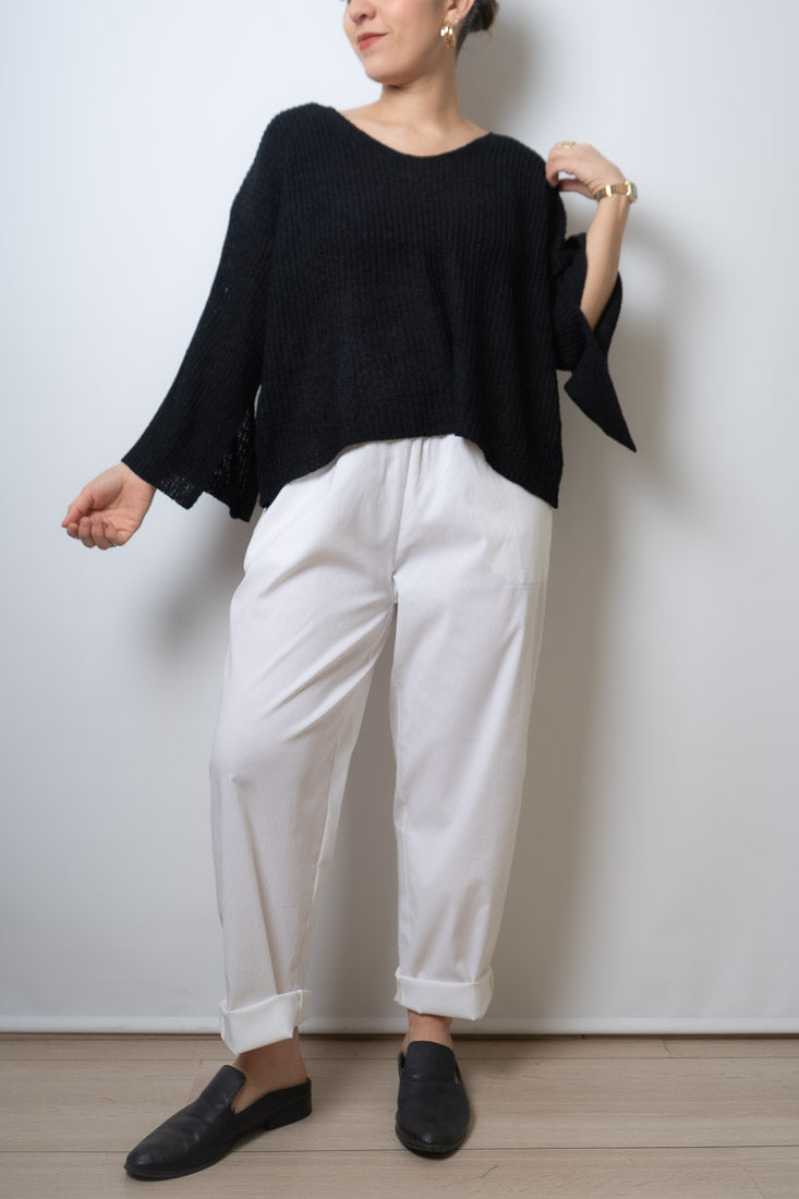 Sweater hilo Domi - Negro