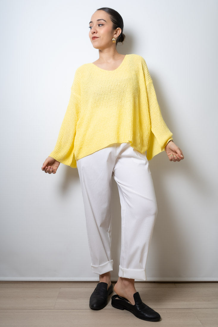 Sweater hilo Domi - Amarillo