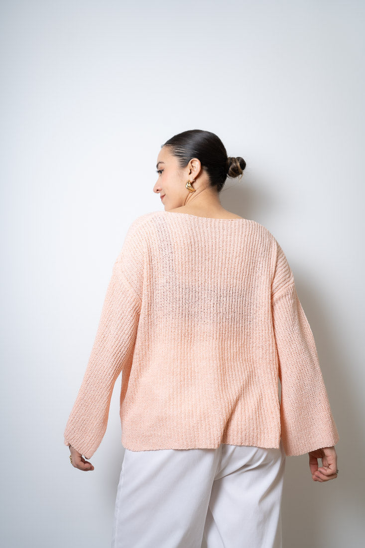 Sweater hilo Domi - Rosado