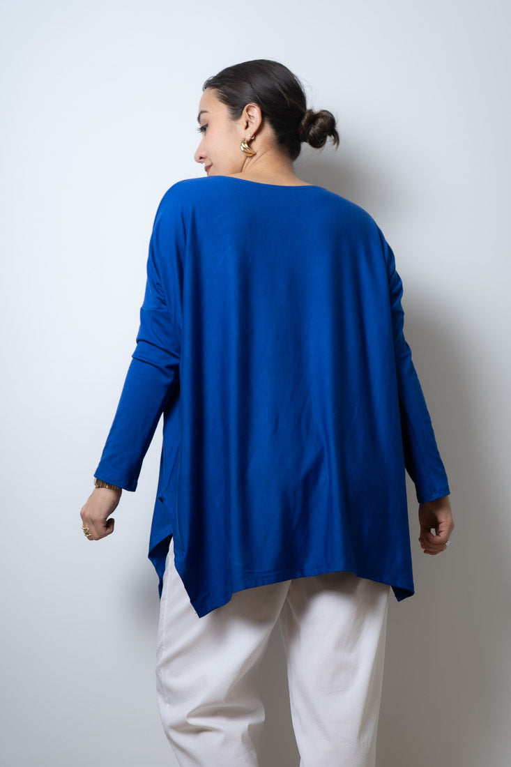 Polera Colomba - algodón - Azul electrico
