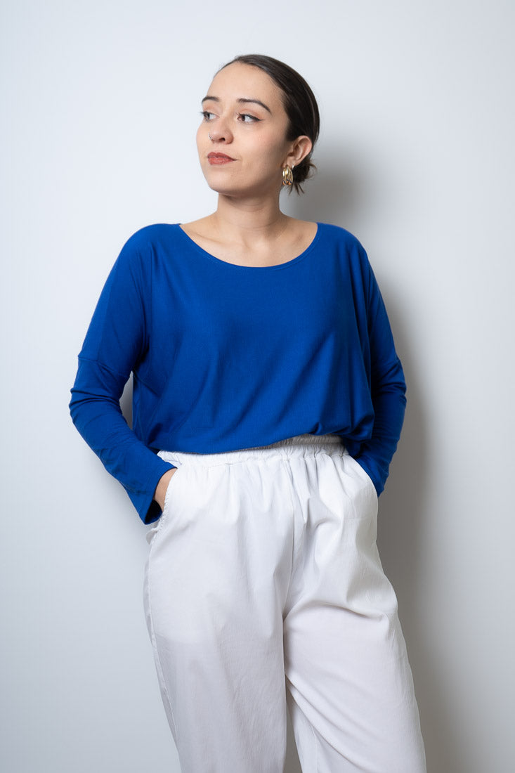 Polera Colomba - algodón - Azul electrico