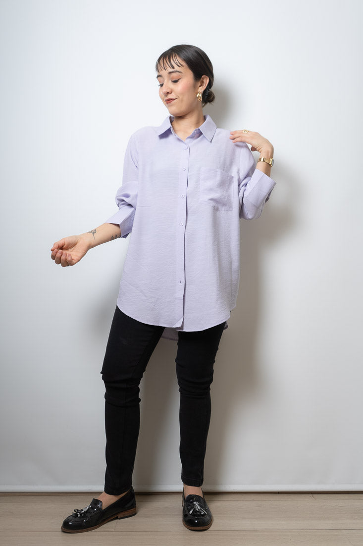 Blusa Fer - un bolsillo - Lila