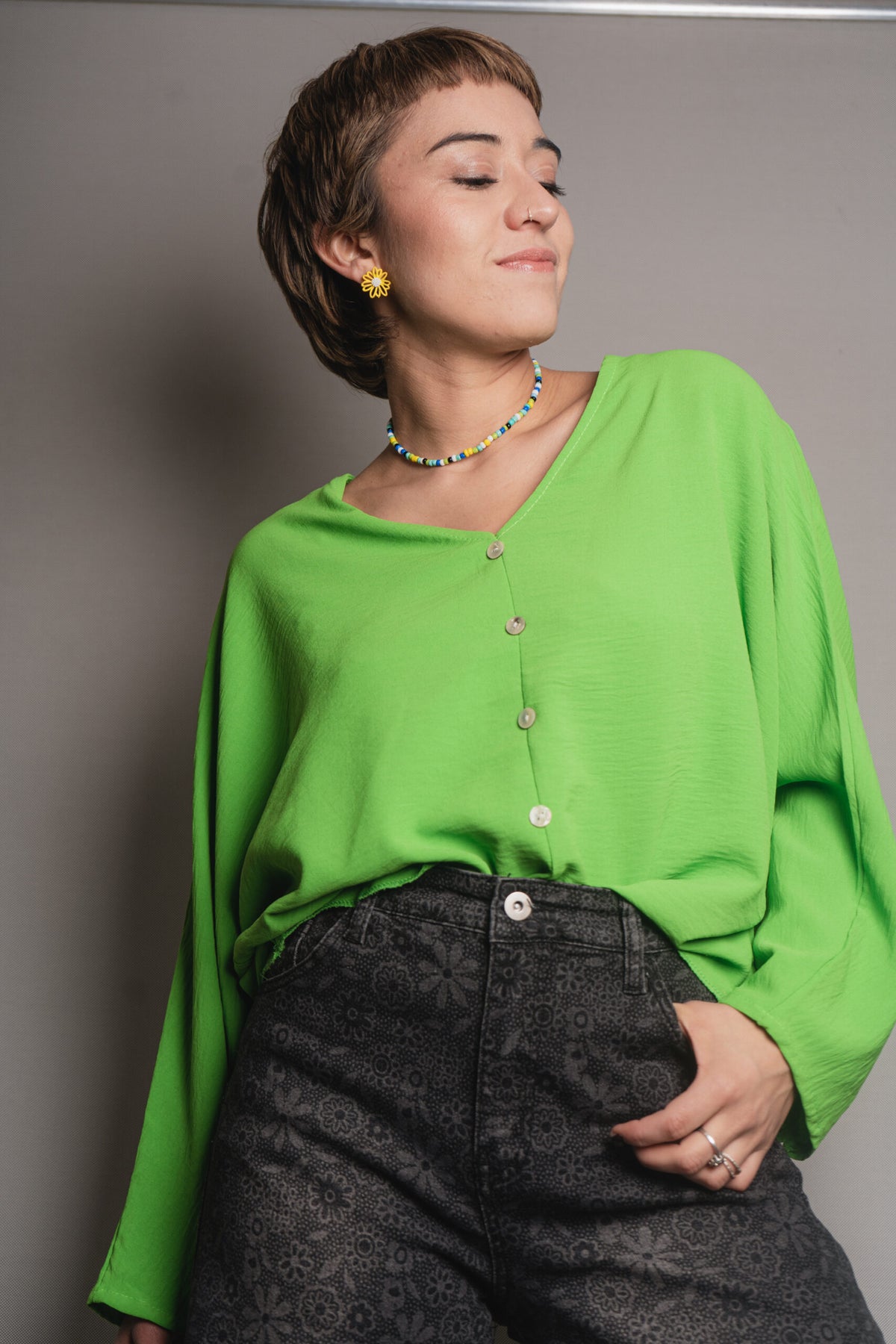 Blusa Mariposa - Verde