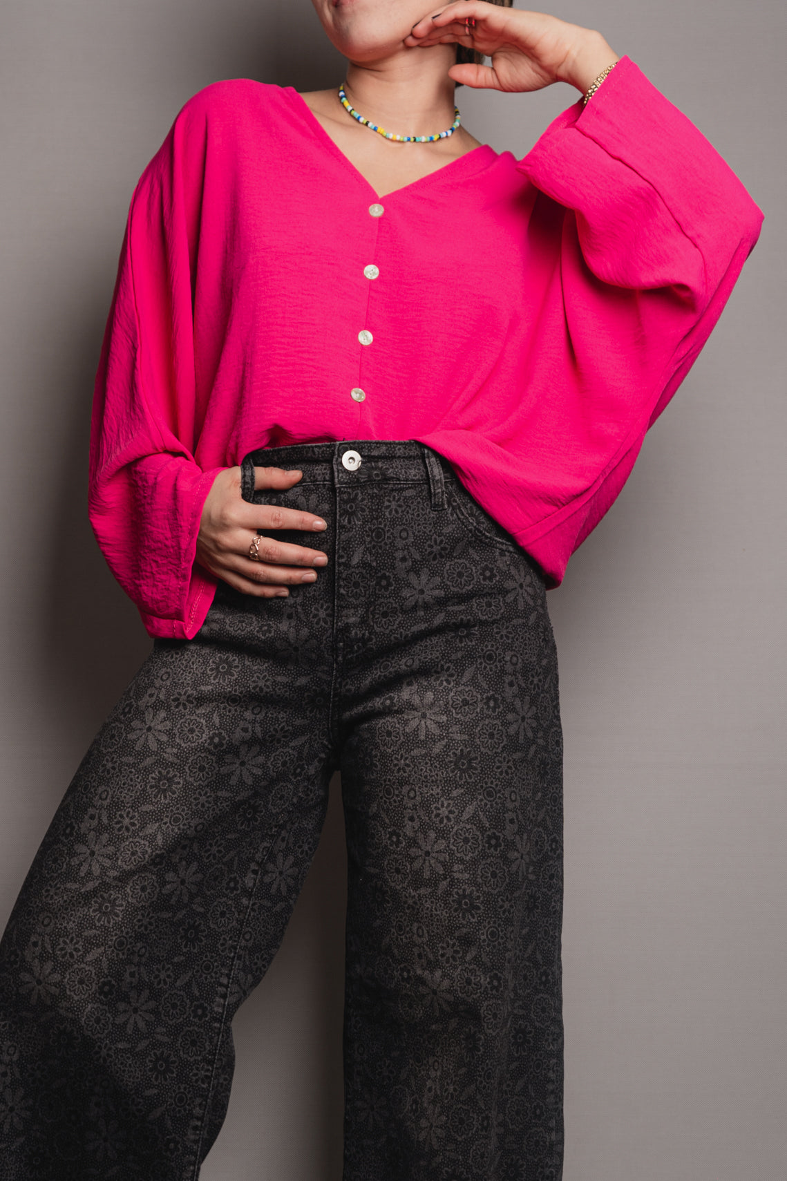 Blusa Mariposa - Fucsia