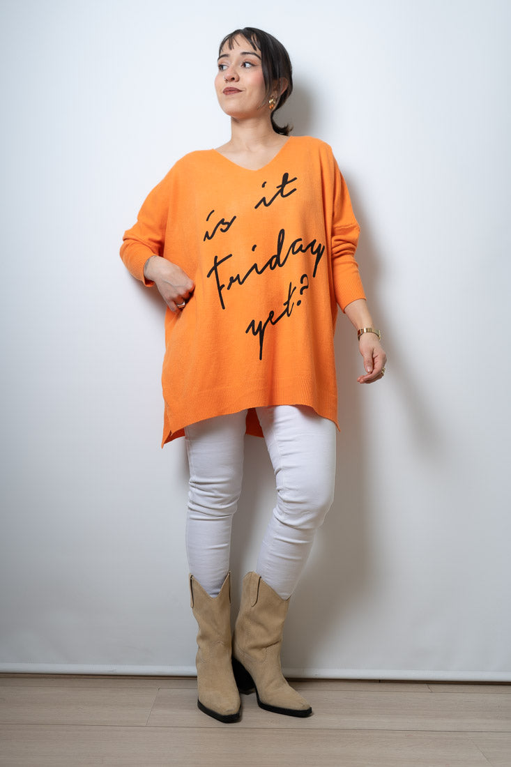 Sweater Victoria - Naranjo
