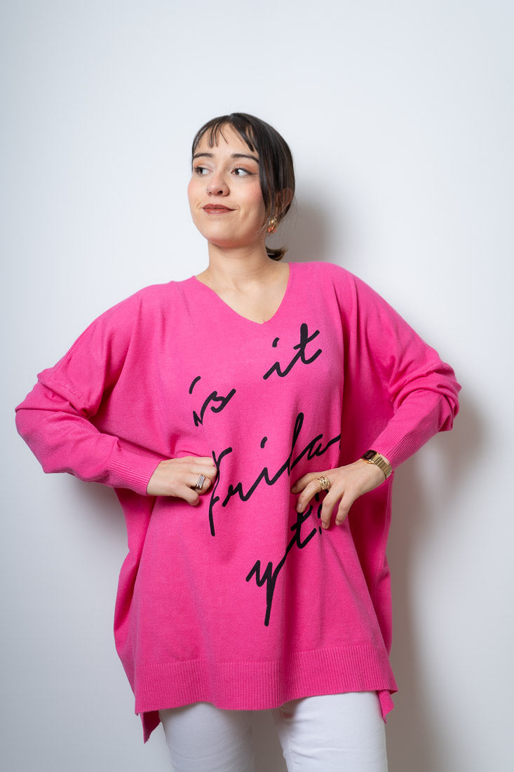 Sweater Victoria - Fucsia