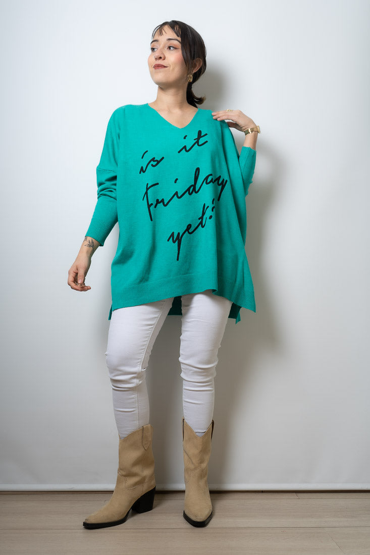 Sweater Victoria - Turquesa