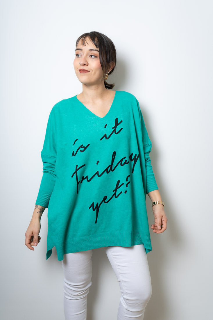 Sweater Victoria - Turquesa