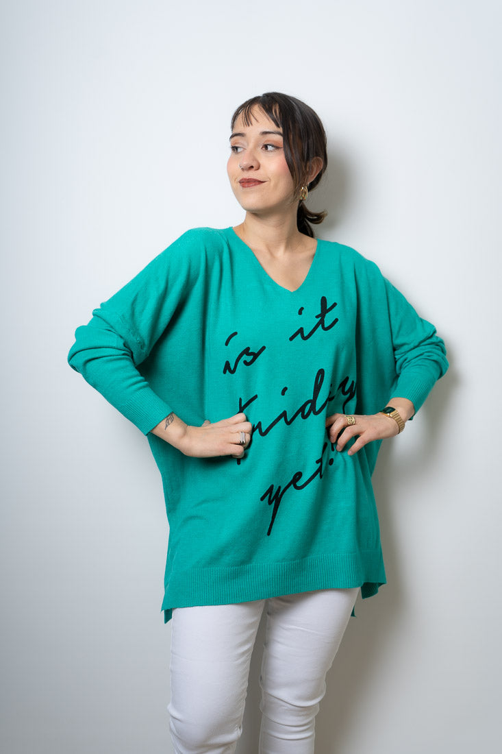 Sweater Victoria - Turquesa