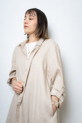 Camisa Lino Bianca - Beige