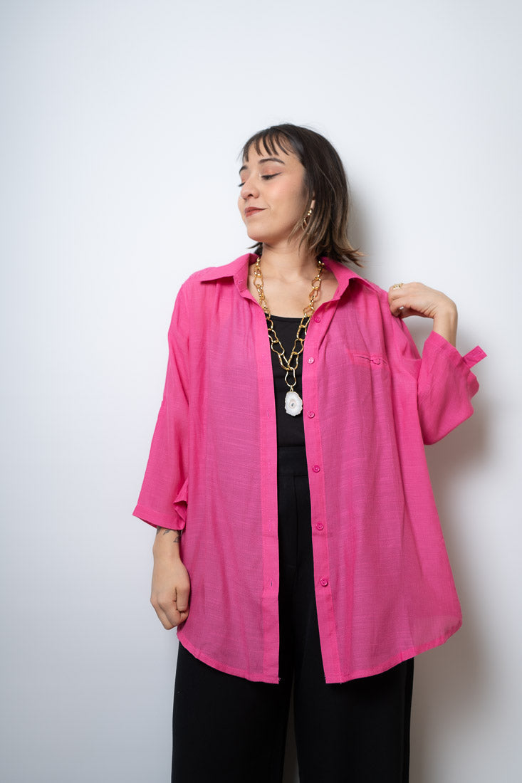 Blusa Catalina - Fucsia