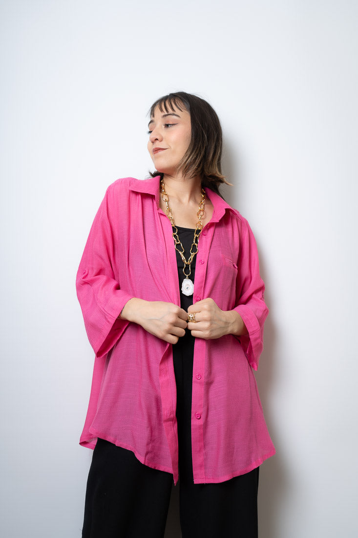 Blusa Catalina - Fucsia