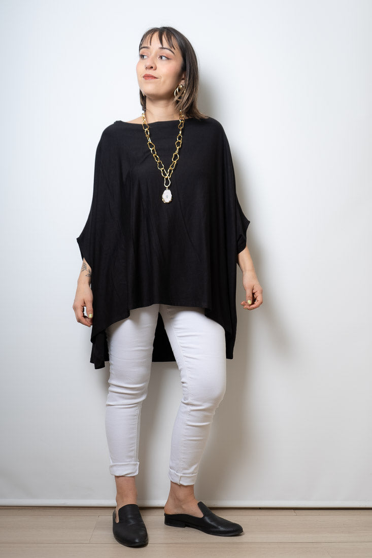 Polera Monica - Negro - manga corta