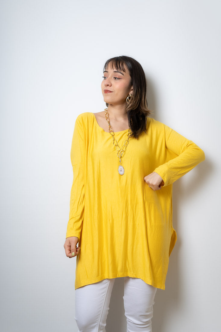 Polera Colomba - algodón - Amarillo