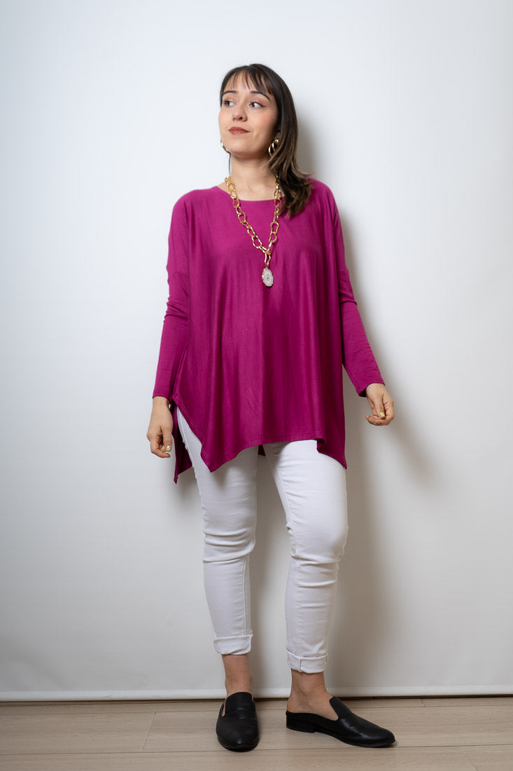 Polera Colomba - algodón - Magenta