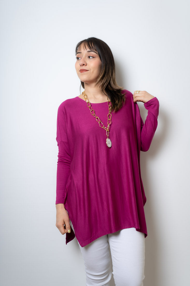 Polera Colomba - algodón - Magenta