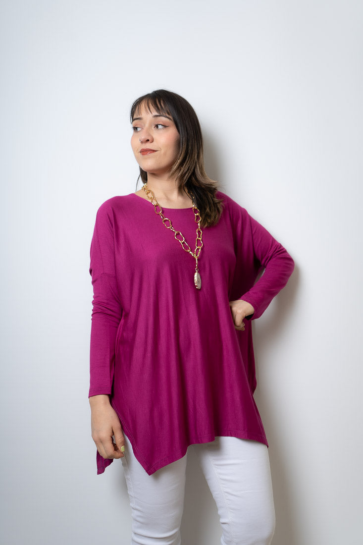 Polera Colomba - algodón - Magenta