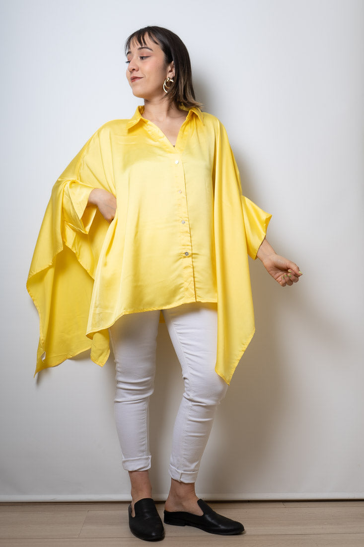Blusa Satin Lucia - Amarillo