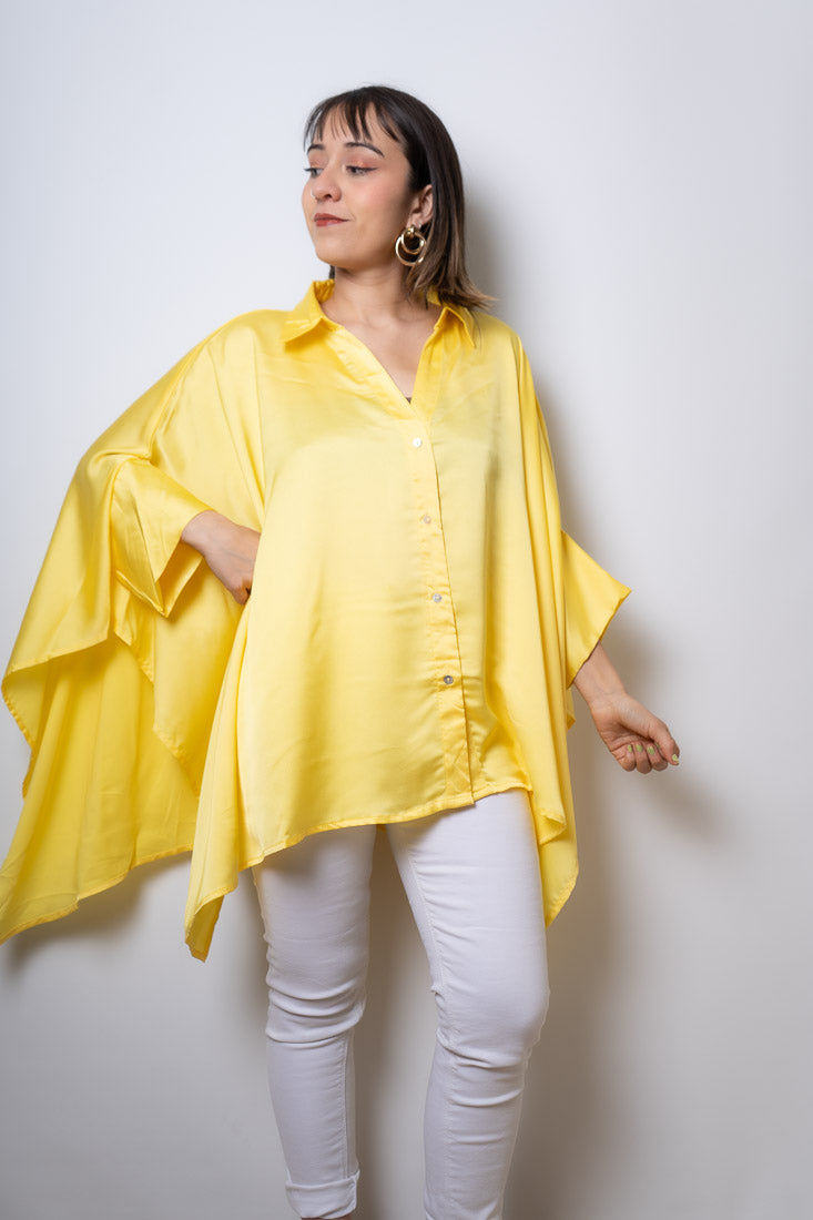 Blusa Satin Lucia - Amarillo