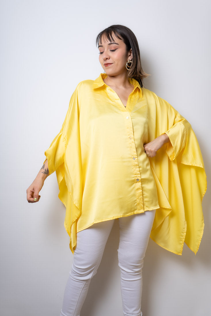 Blusa Satin Lucia - Amarillo