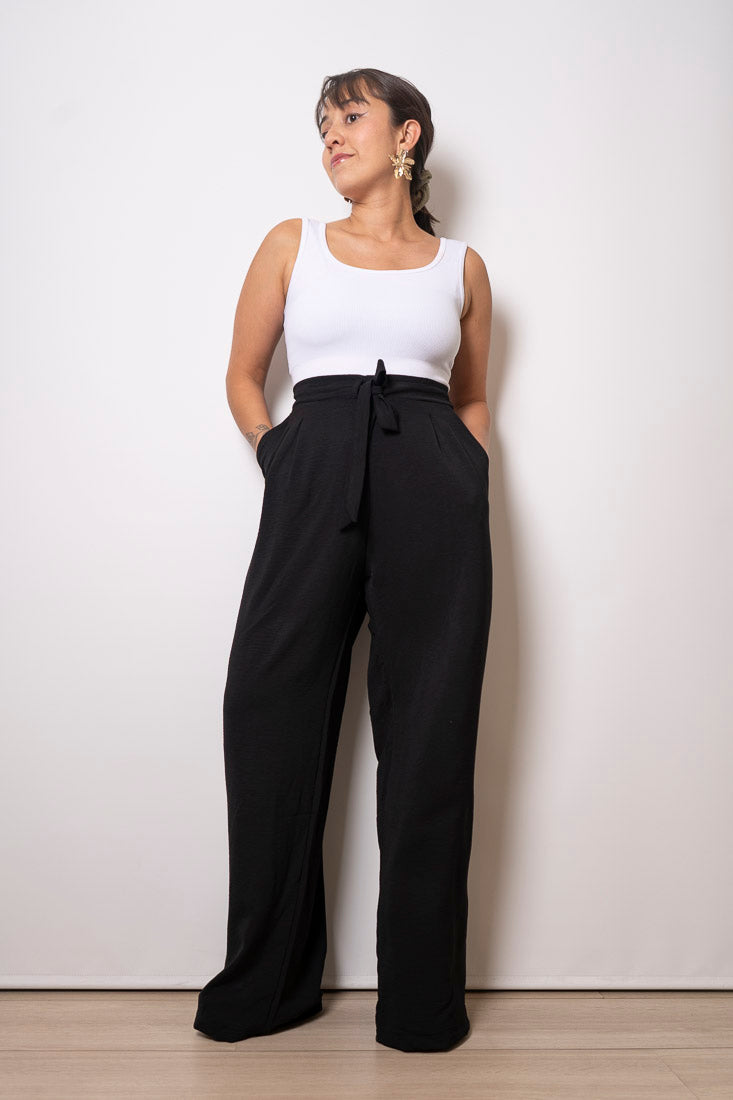 Pantalón Crepe Sofía - Negro