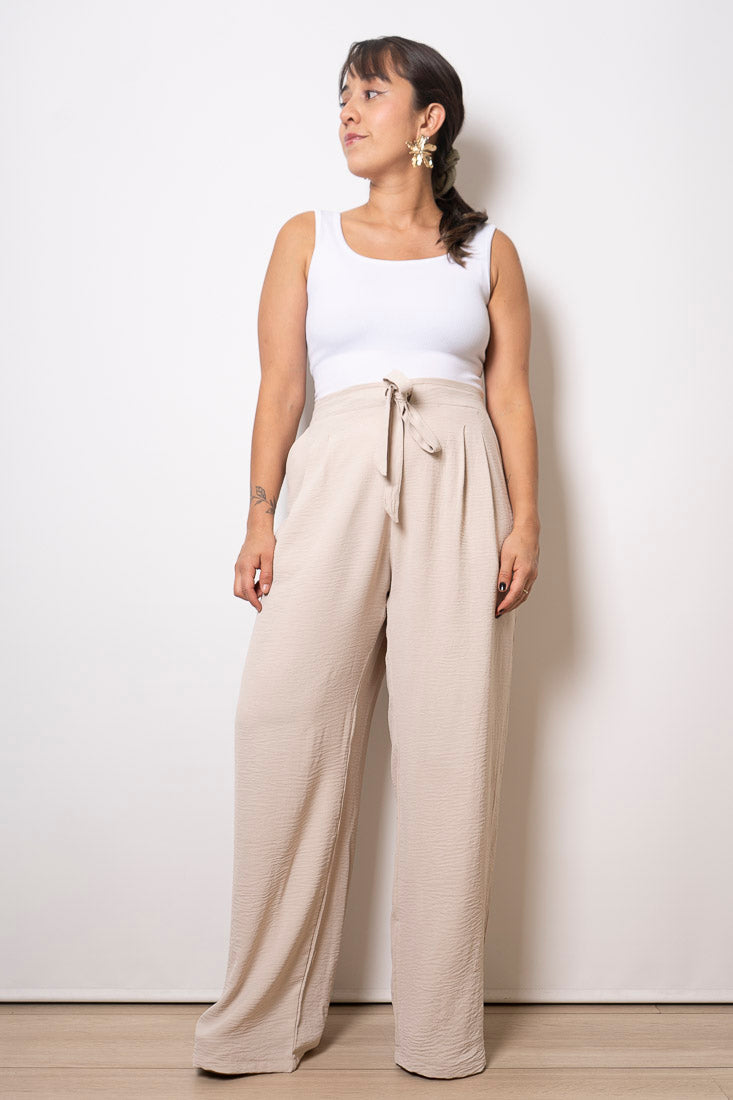 Pantalón Viscosa Sofía - Beige
