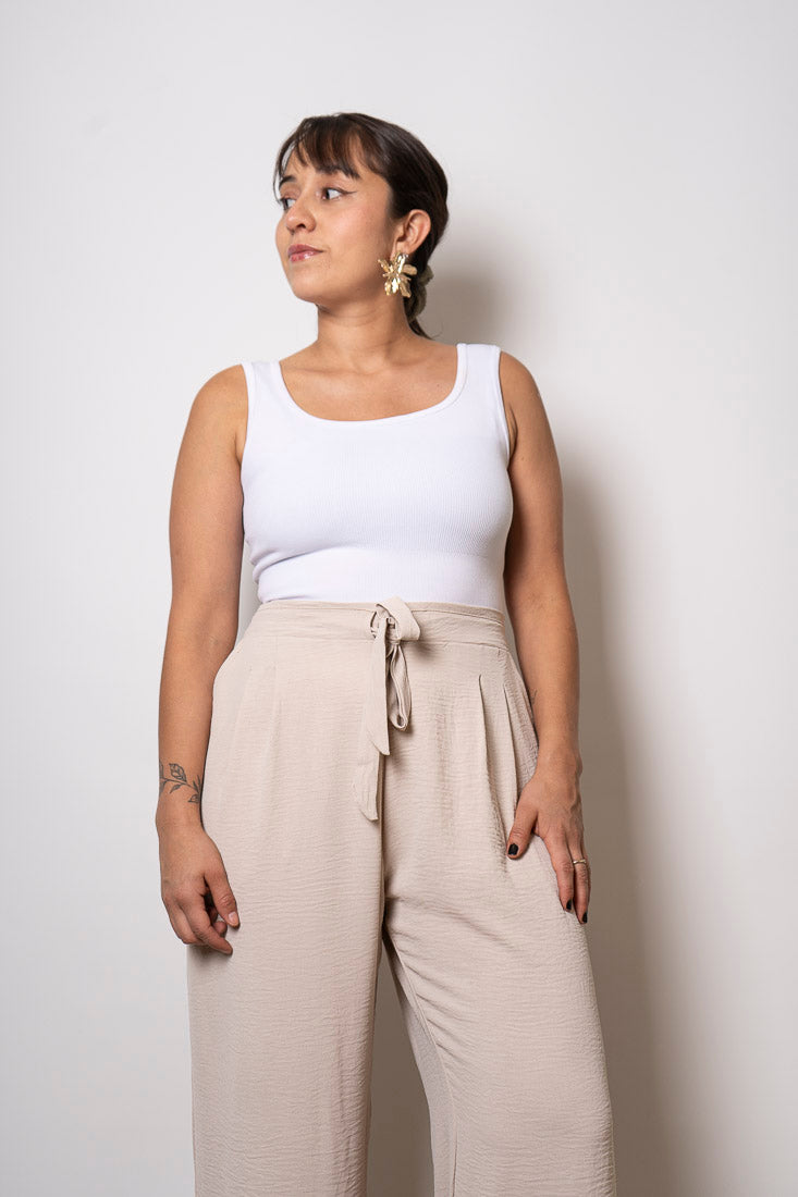 Pantalón Viscosa Sofía - Beige