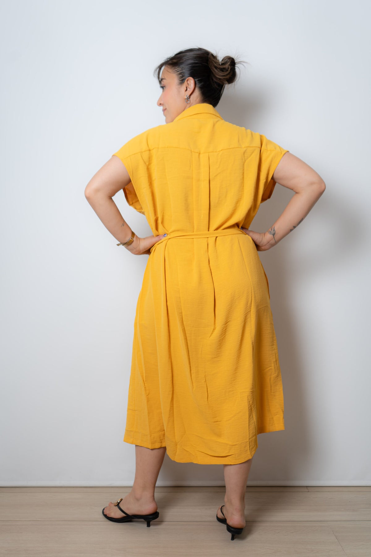 Vestido Olivia - Amarillo mostaza